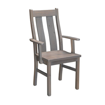 Hartland Amish Reclaimed Wood Arm Chair - Foothills Amish Furniture