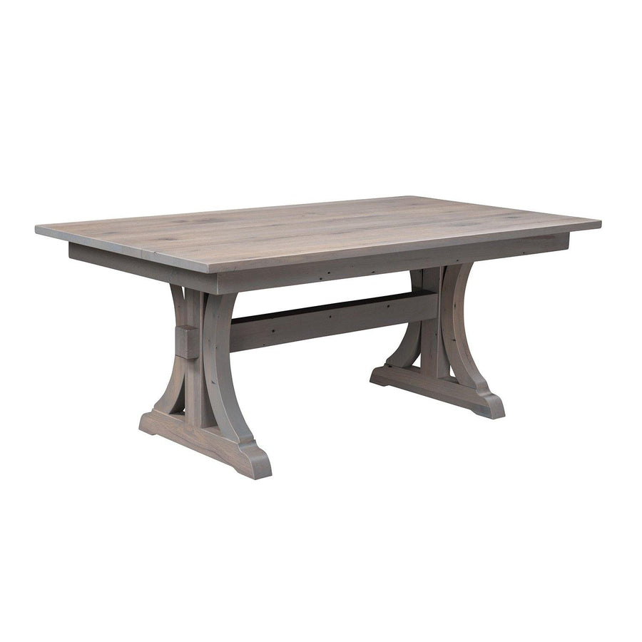 Hartland Amish Solid Top Reclaimed Wood Dining Table - Foothills Amish Furniture