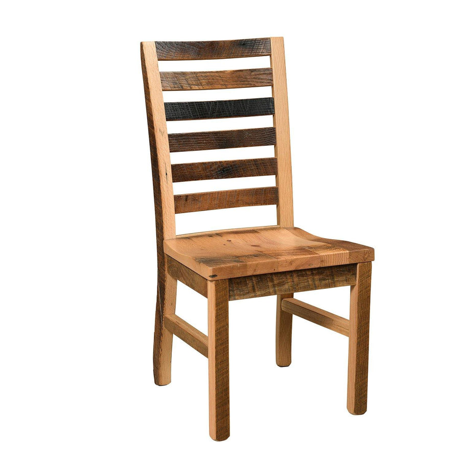 Kings Bridge Amish Reclaimed Wood Side Chair - Foothills Amish Furniture