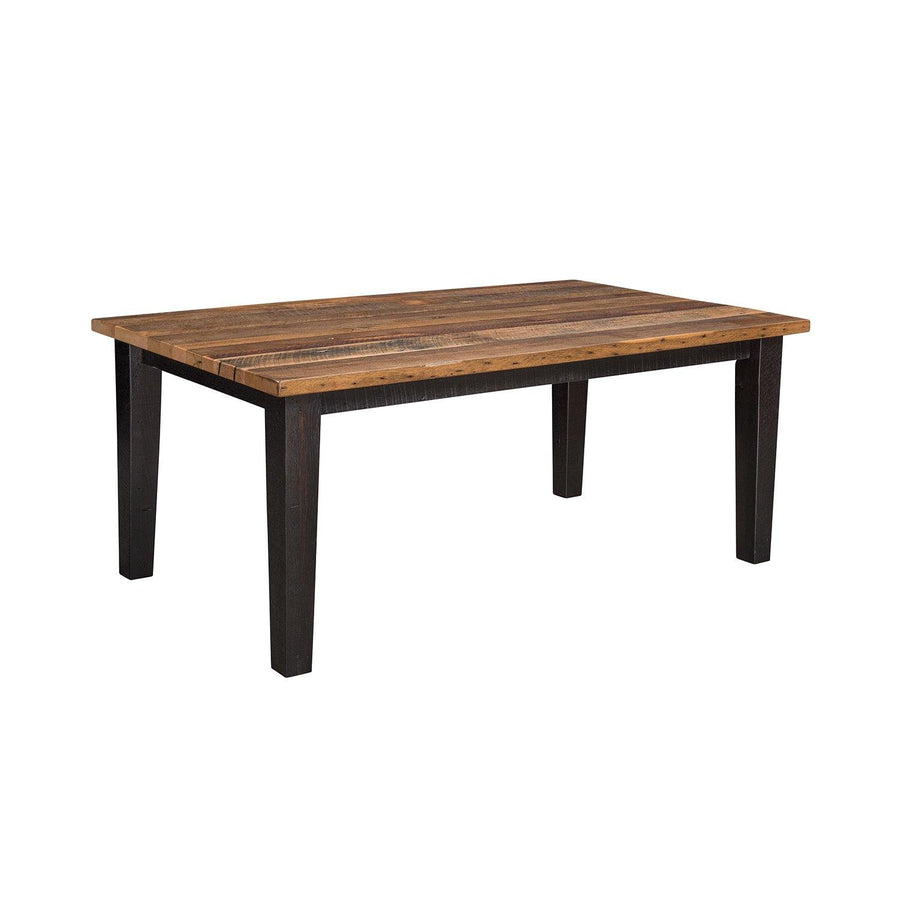 Manchester Amish Extendable Top Reclaimed Wood Dining Table - Foothills Amish Furniture