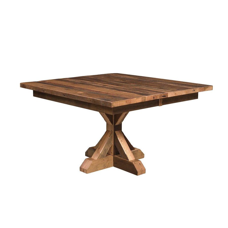 Norwich Amish Extendable Top Reclaimed Wood Dining Table - Foothills Amish Furniture