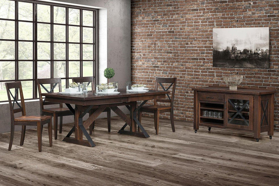 Wellington Amish Reclaimed Barnwood Dining Collection - Foothills Amish Furniture