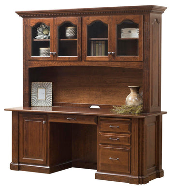 Signature Amish Desk with Hutch - Foothills Amish Furniture