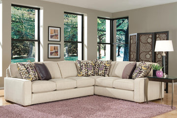Smith Brothers 8131-A Fabric Sectional - Foothills Amish Furniture