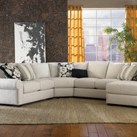 Smith Brothers 8213-A Fabric Sectional - Foothills Amish Furniture
