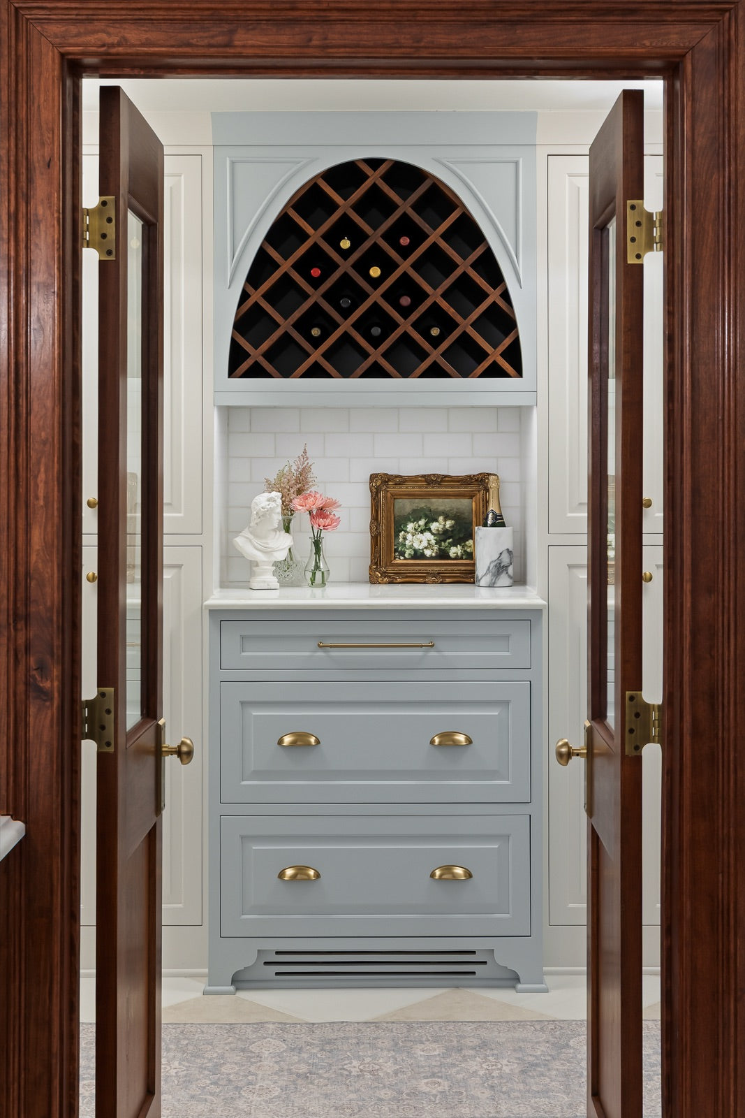 Smith project custom Amish cabinetry, Brittanya Tammearu Interiors