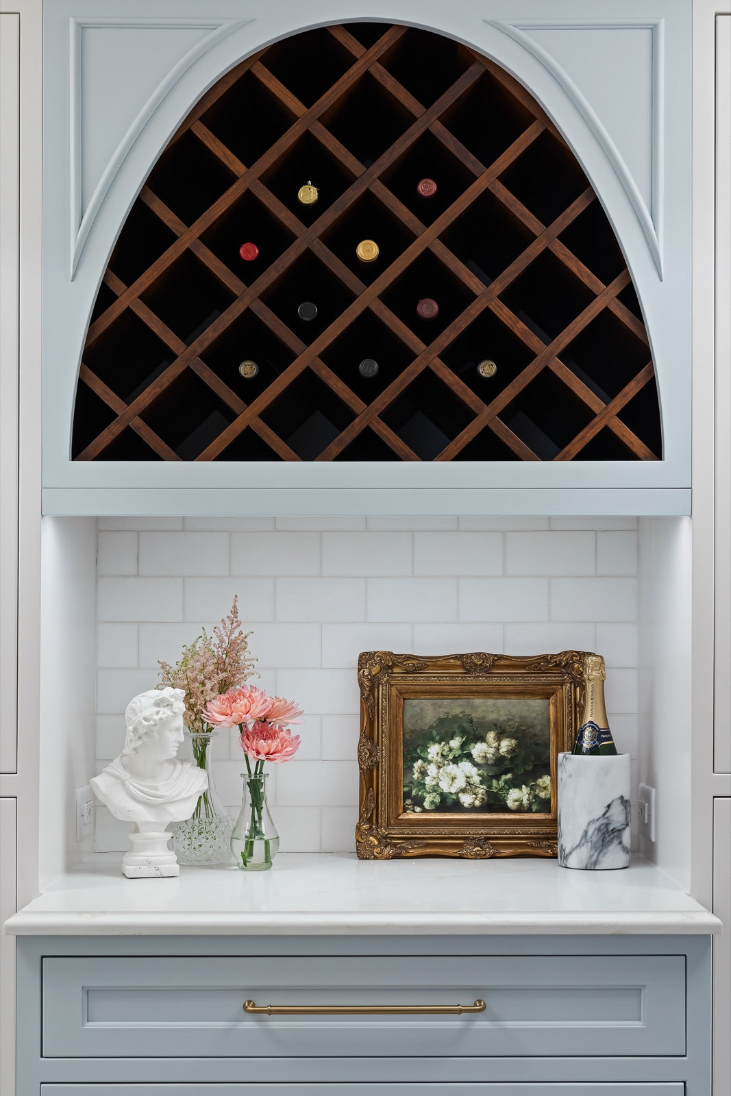 Smith project custom Amish cabinetry, Brittanya Tammearu Interiors