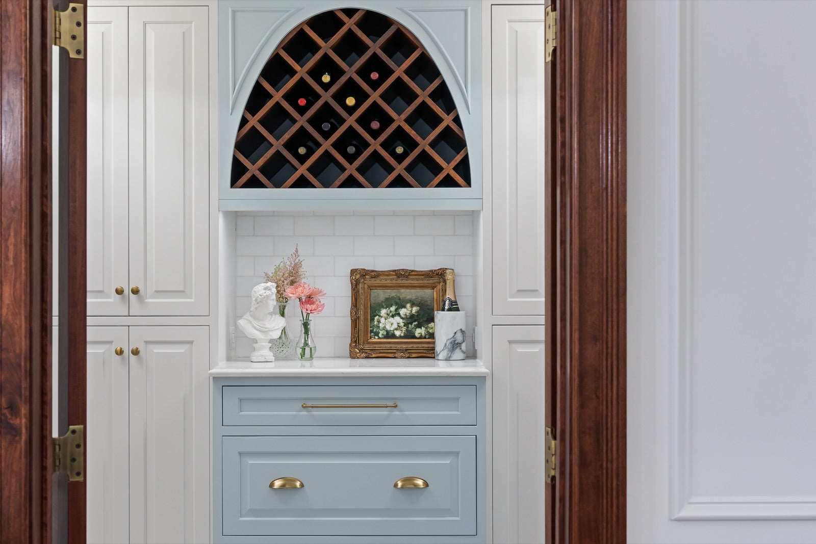 Smith project custom Amish cabinetry, Brittanya Tammearu Interiors